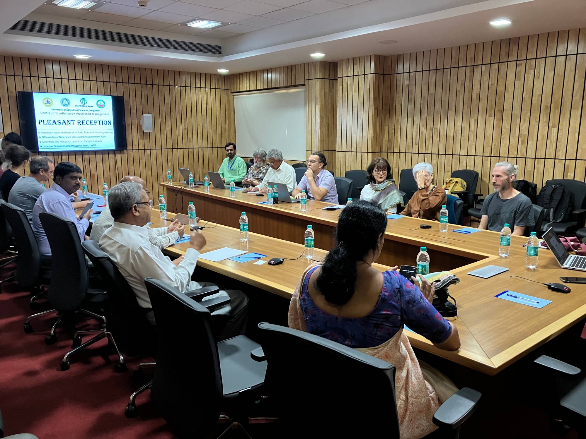 Restitution of the project outcomes at Karnataka Watershed Department